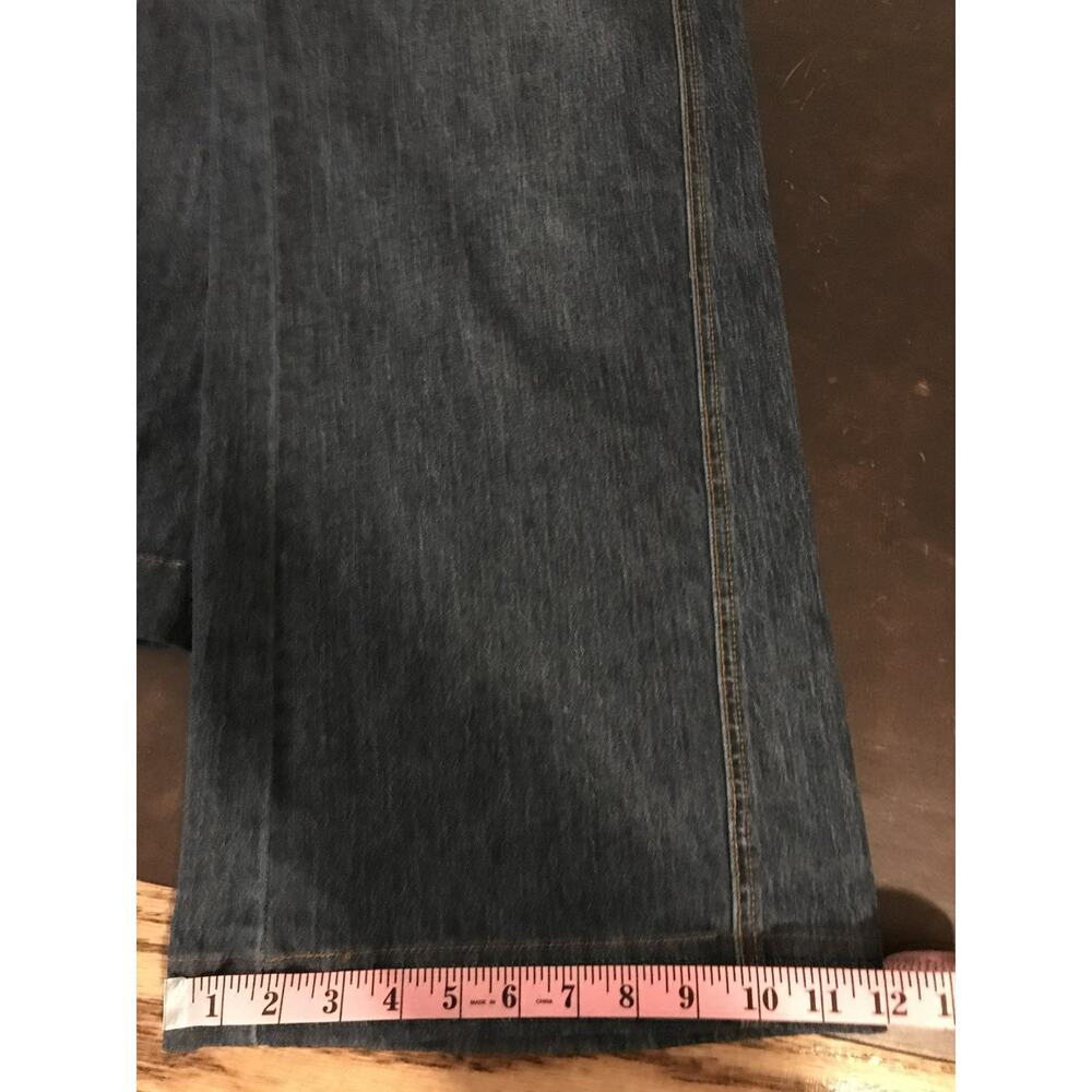 Pilcro Anthropologie High Rise Baggy Wide Leg Jeans 29 Dark Wash Denim - Picture 8 of 12